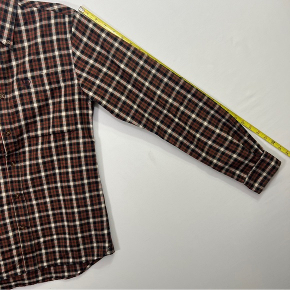 Fjallraven Stig Flannel Shirt Long Sleeve Button Up Men’s Medium Slim Fit Plaid - Picture 7 of 10